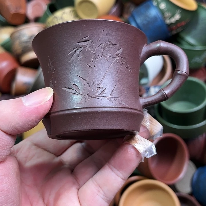 紫砂茶杯全手工紫砂主人杯