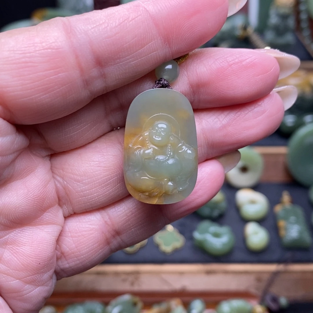 岫岩河磨玉（透闪石质玉）未镶嵌挂件