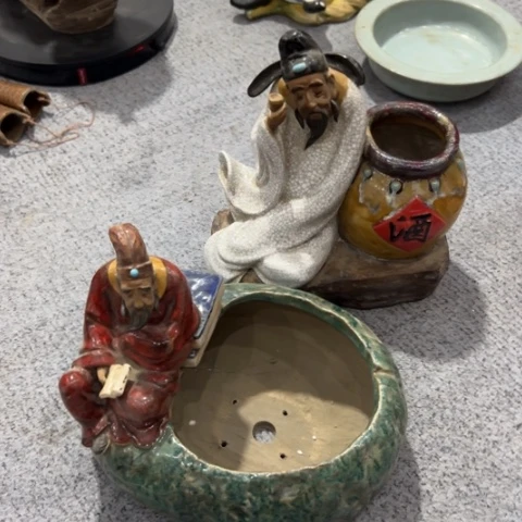紫砂陶瓷摆件！！！！！！心**水