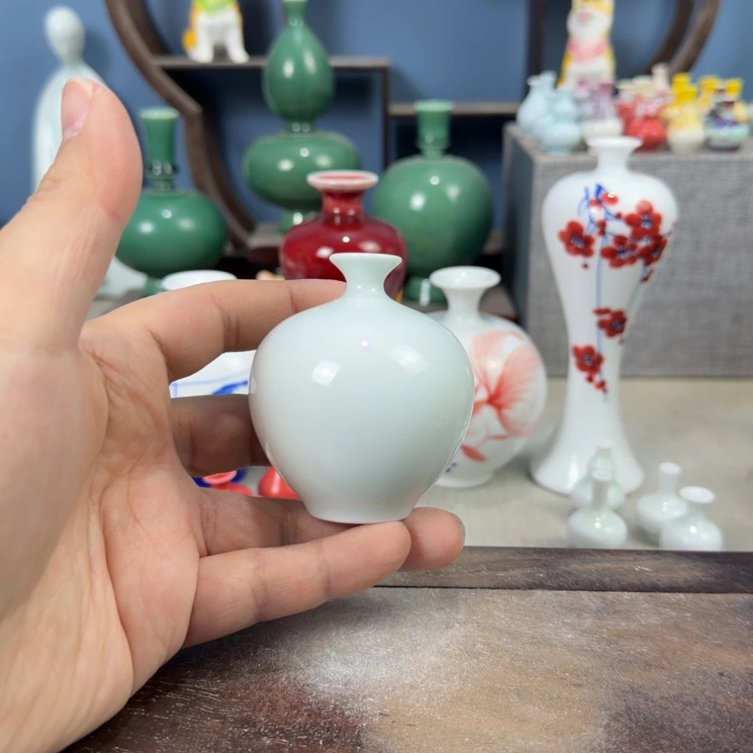 陶瓷手工小花器摆件