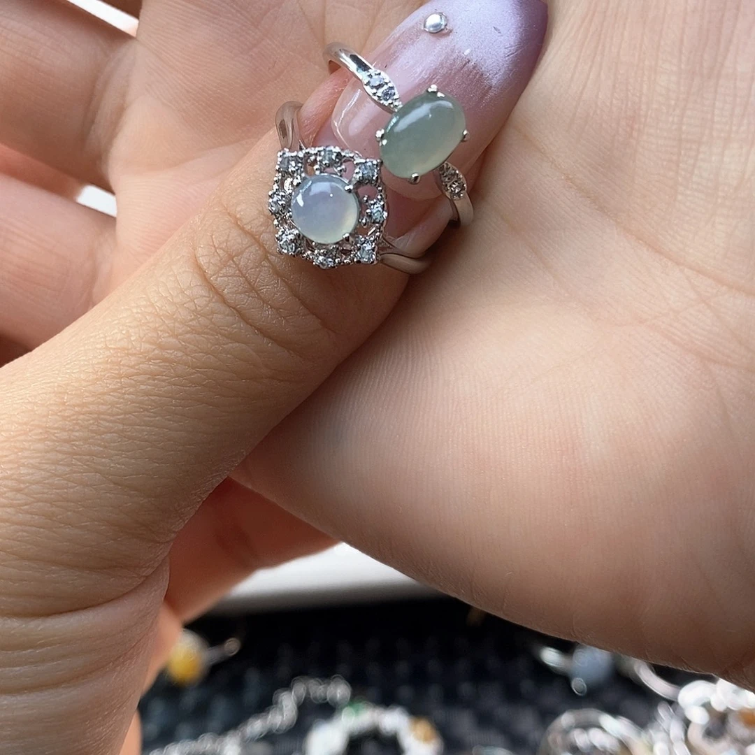 福***7翡翠未镶嵌戒指缅甸