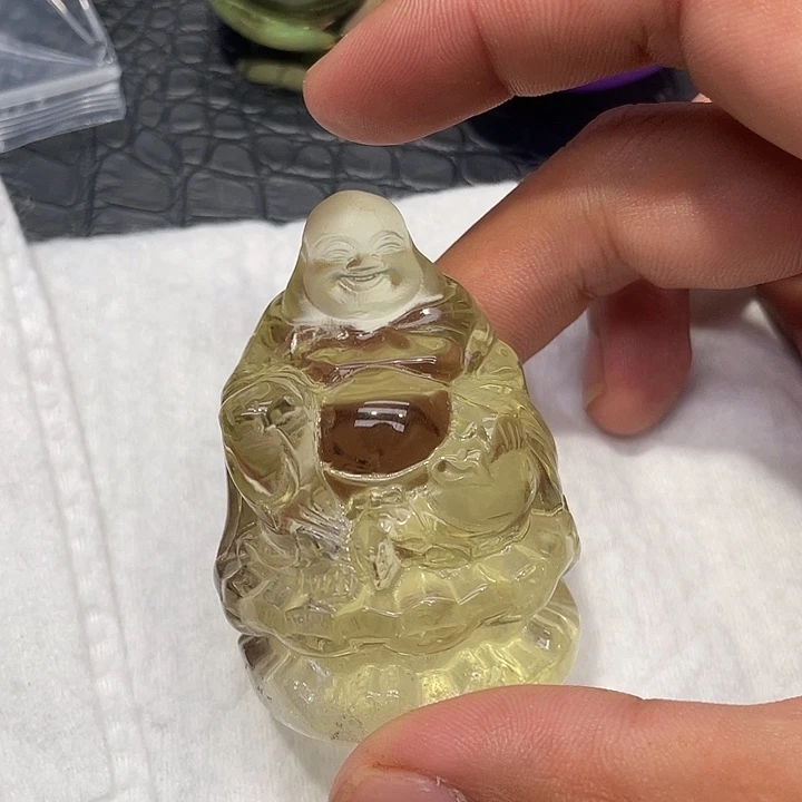 硕***贝珠宝半成品水晶未镶嵌微瑕5.25