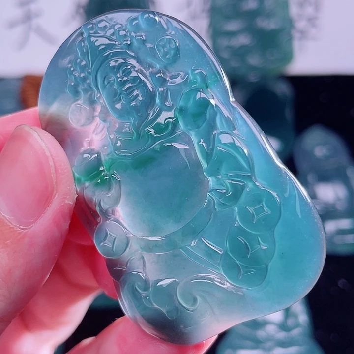 翡翠未镶嵌颈饰9999999999