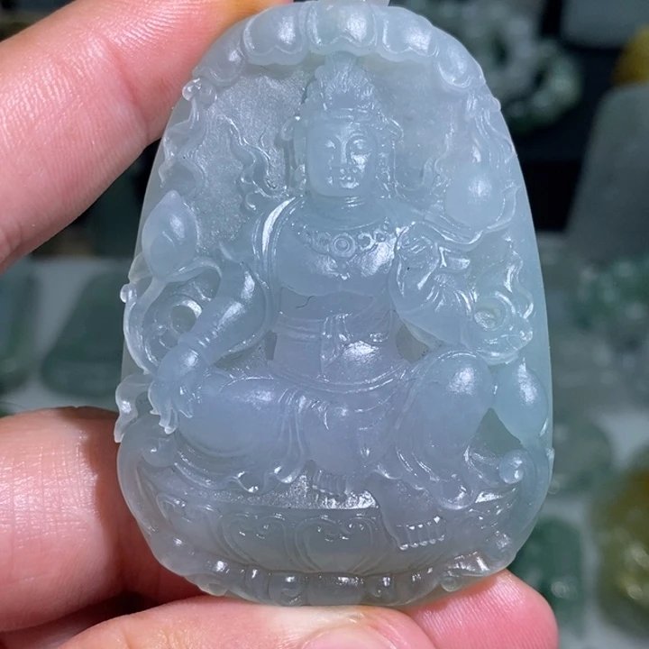 小***希定制翡翠未镶嵌观音