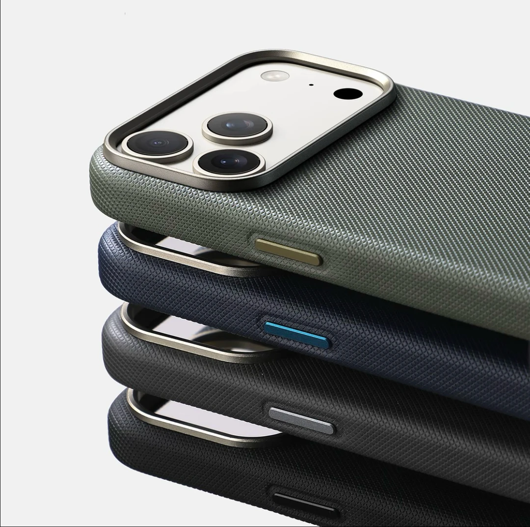 磁吸【钻纹皮革】适用苹果iPhone17promax/13手机壳抗指纹轻奢