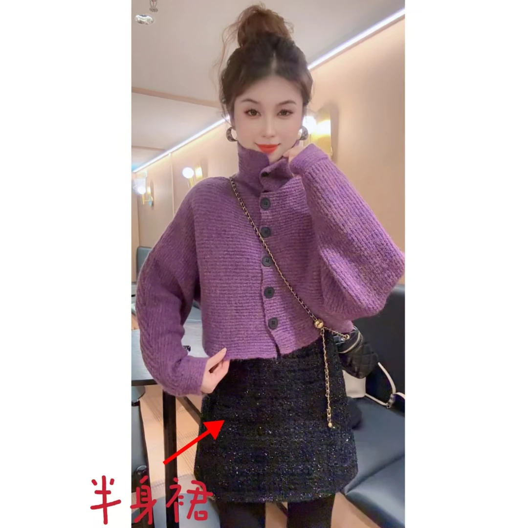 【月月专享】千千厥歌 千鸟格小香风精致感半裙 XXJ-YG001103