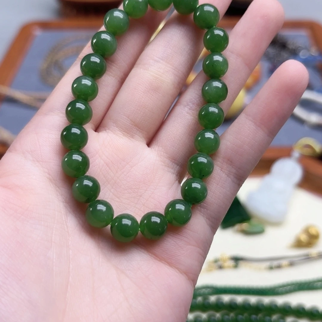 和田玉未镶嵌手链