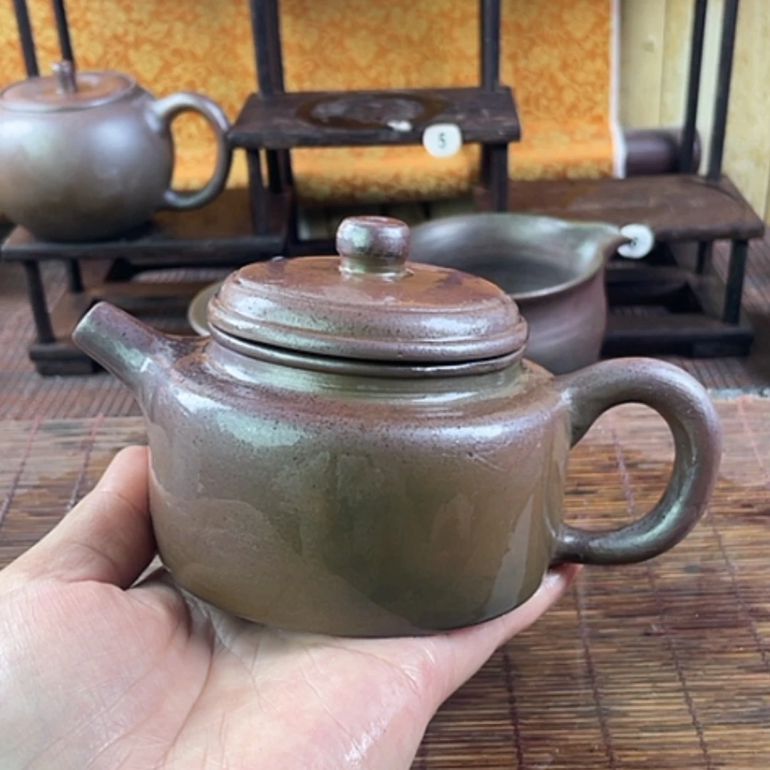 【闪购商品】柴烧茶壶200毫升左右瑕福利