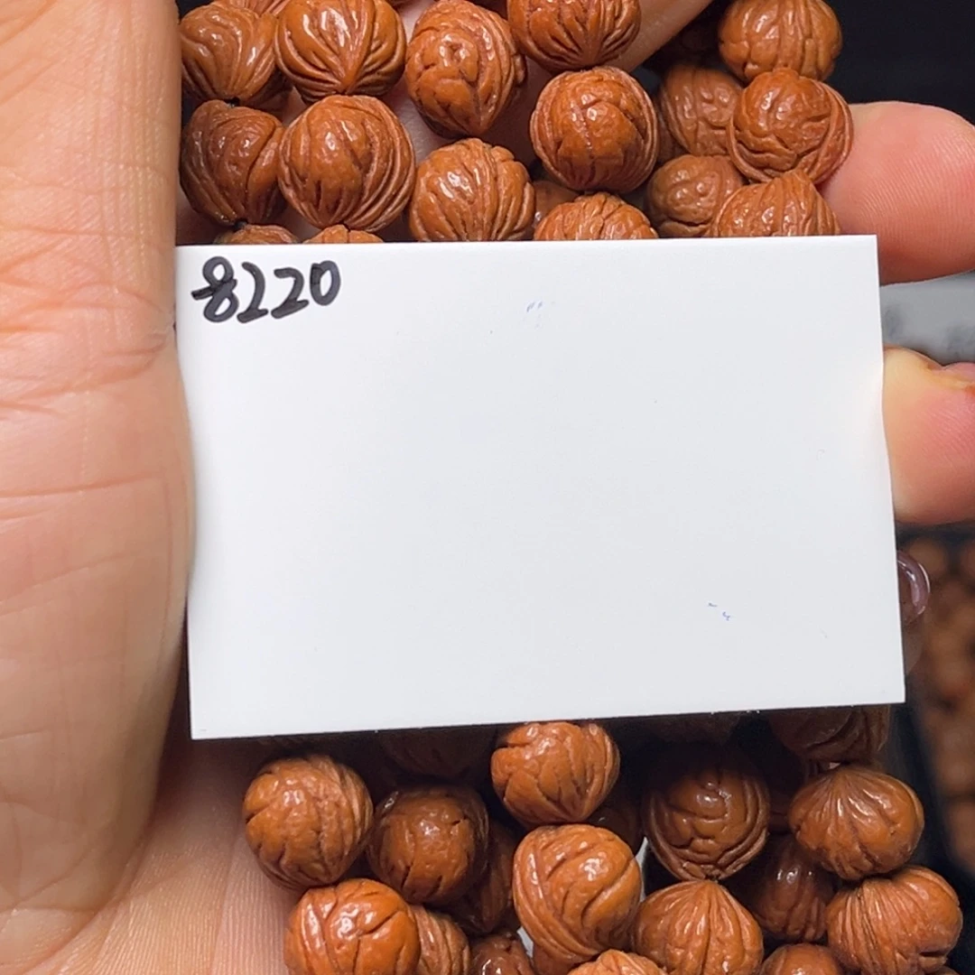 桃核手串小龙纹12左右108脖挂