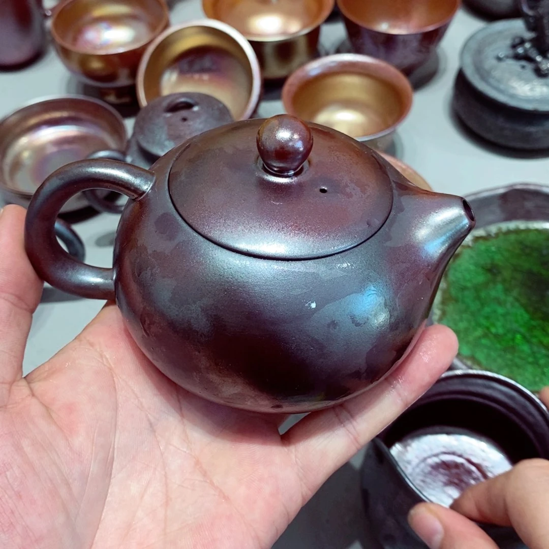 柴烧茶具陶瓷杯子