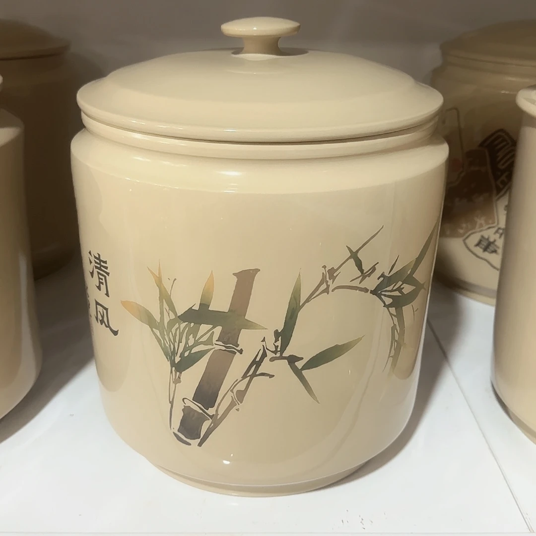 罐030建水紫陶微瑕七饼茶缸