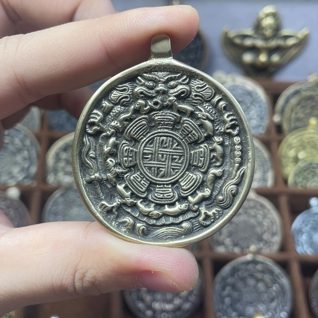 白利马麟甲火焰熊九宫八卦牌