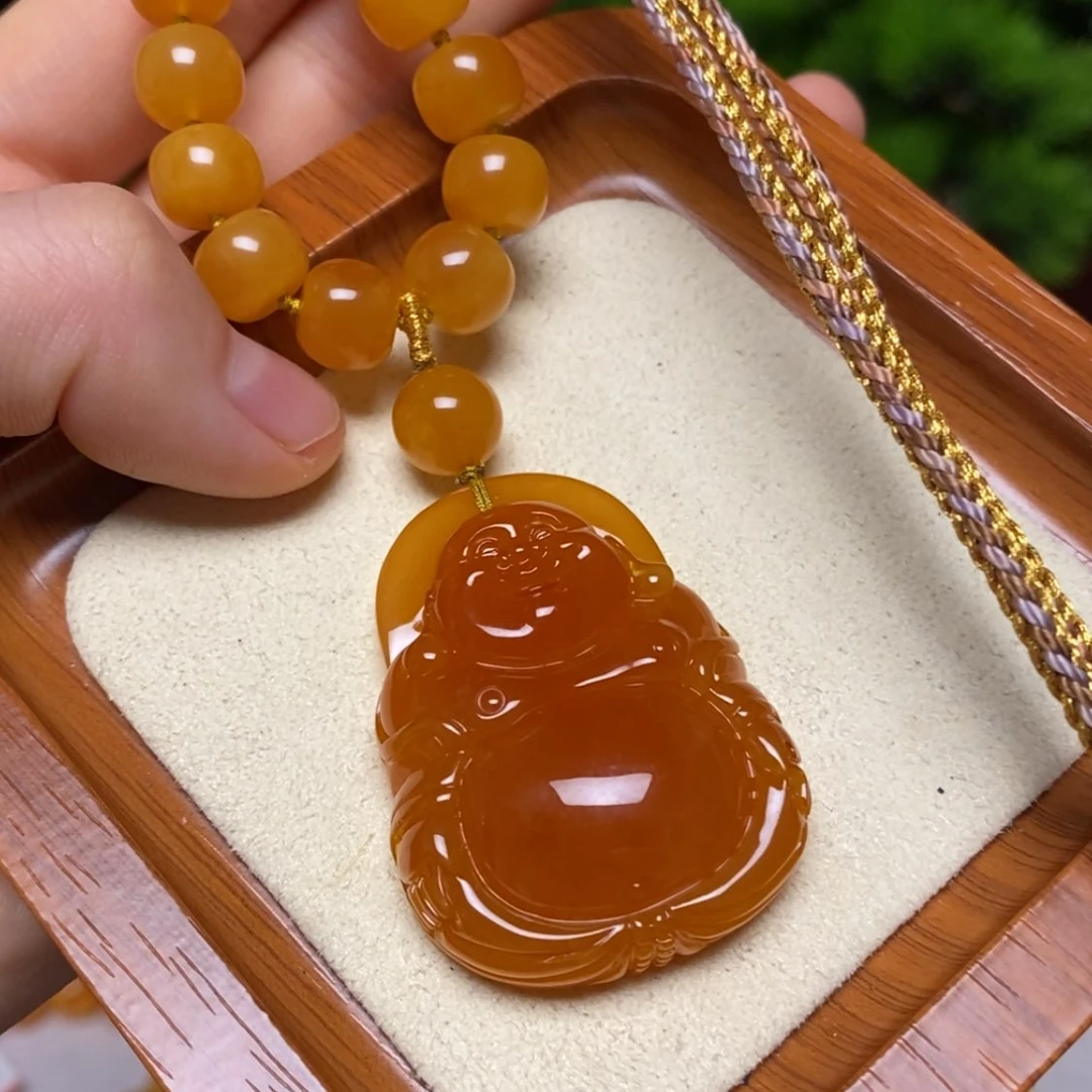 【闪购商品】蜜蜡颈饰未镶嵌项链