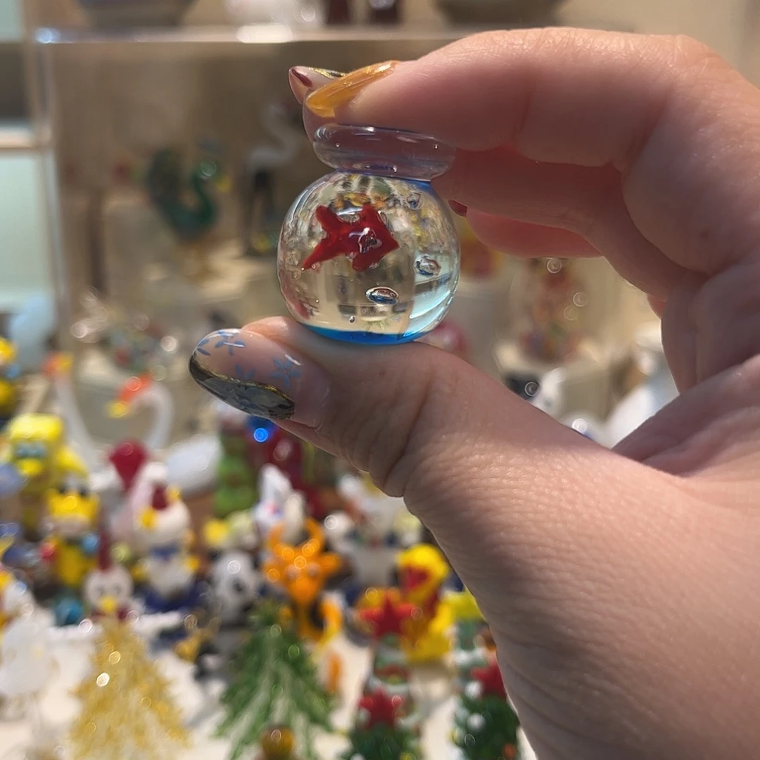 手工艺品琉璃鱼缸