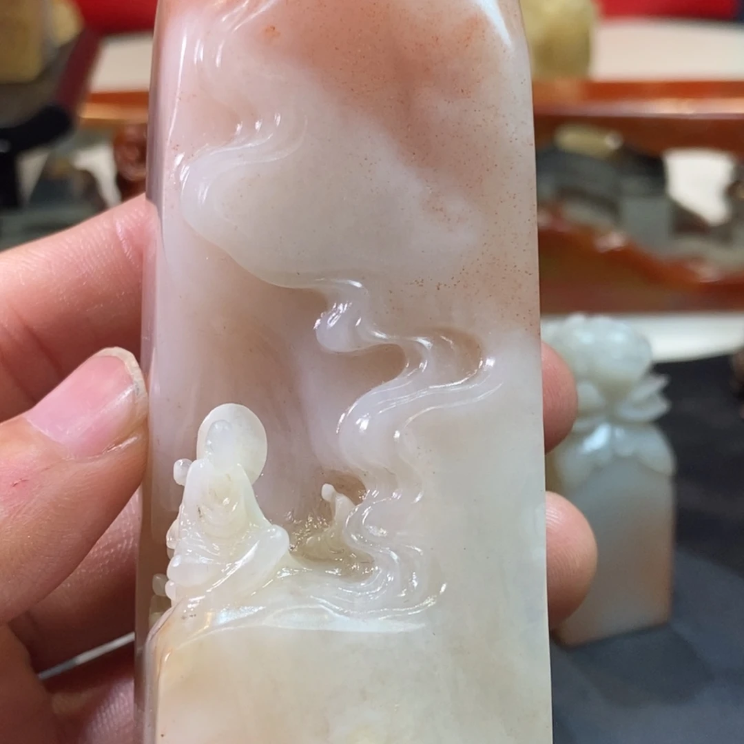 梨***铁寿山石印石老挝石