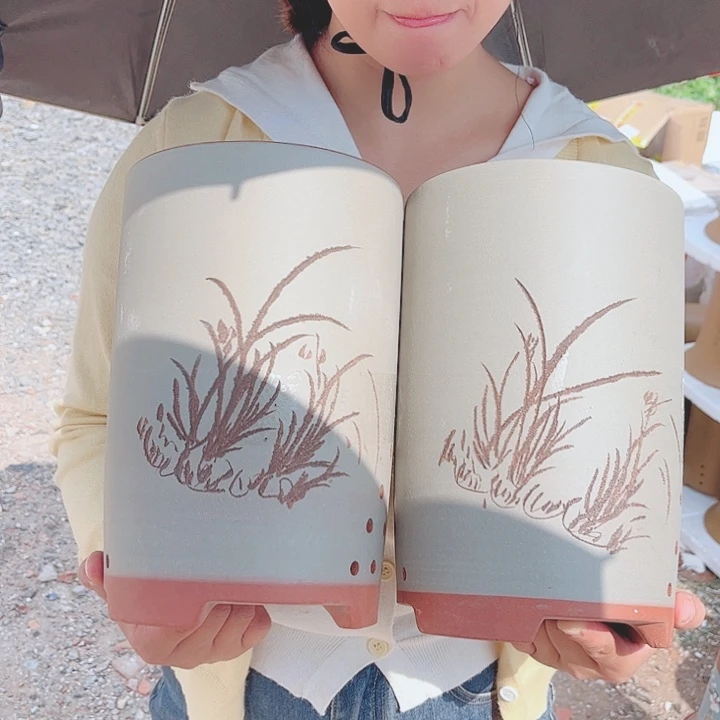 宜兴紫砂精品花盆