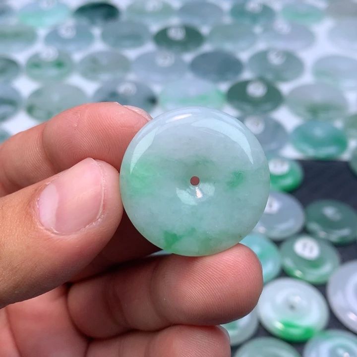 颈饰未镶嵌翡翠缅甸天然A货翡翠29.6-5.8