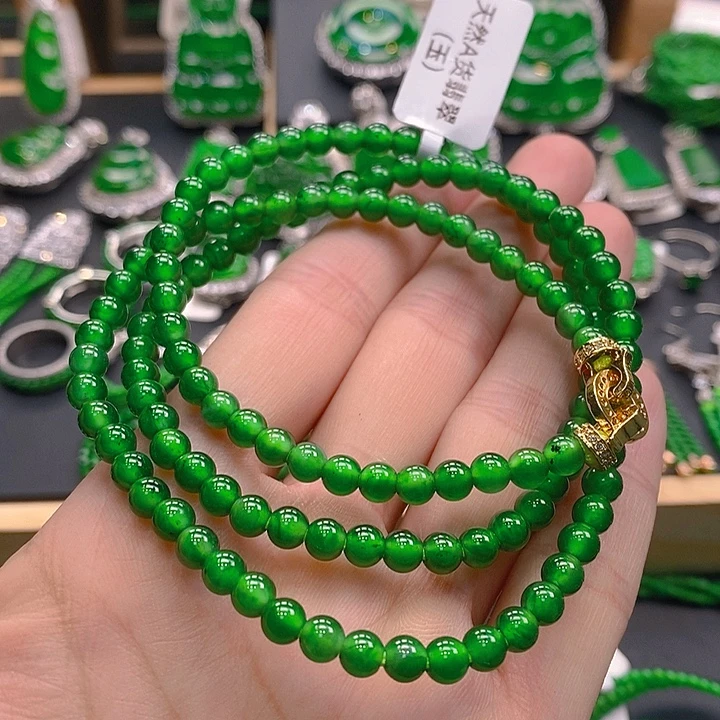 颈饰未镶嵌翡翠翡翠项链