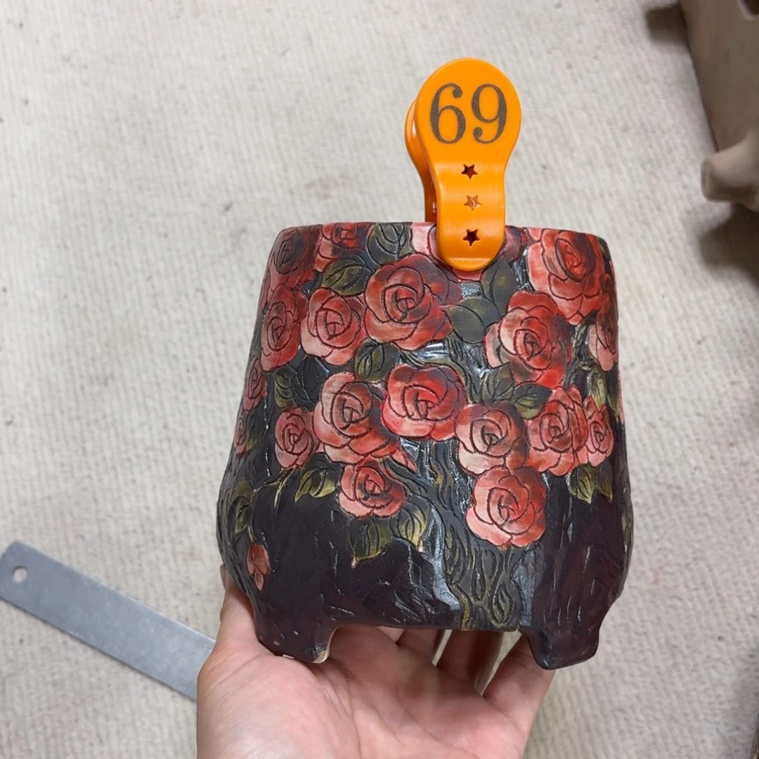 紫砂花盆向*陶瓷多肉花盆精品