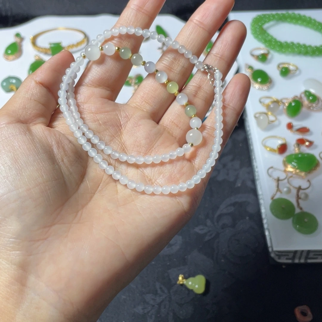 心***爱和田玉未镶嵌手串