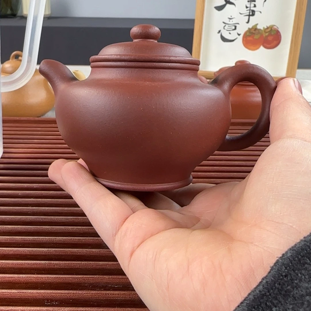 紫砂茶壶极*微瑕掇只