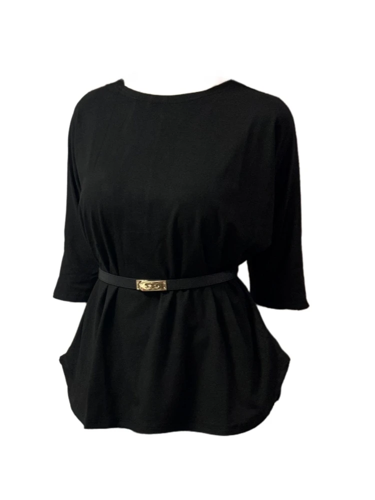 【Amy家】微胖mm宽松慵懒风休闲短袖T恤女夏季显瘦遮肉老钱风上衣潮