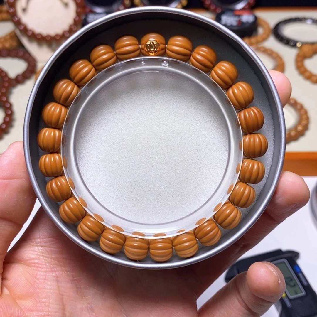 猴头核桃手串全品单标款瓜珠 尺寸10左右 馒头料