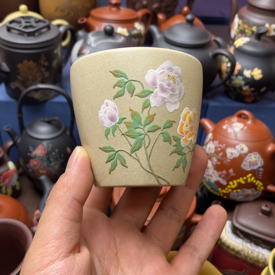 紫砂茶杯紫砂主人杯150cc