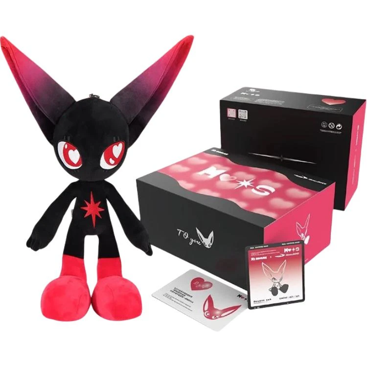 X2HOMME x 江南先生 外星小猫MOOS黑红限定配色 安抚陪伴 玩偶