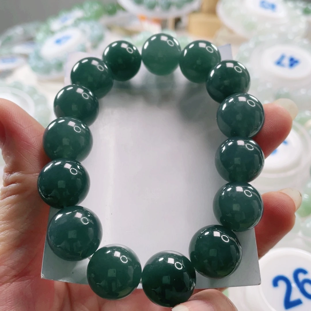 翡翠未镶嵌手链手串15.1
