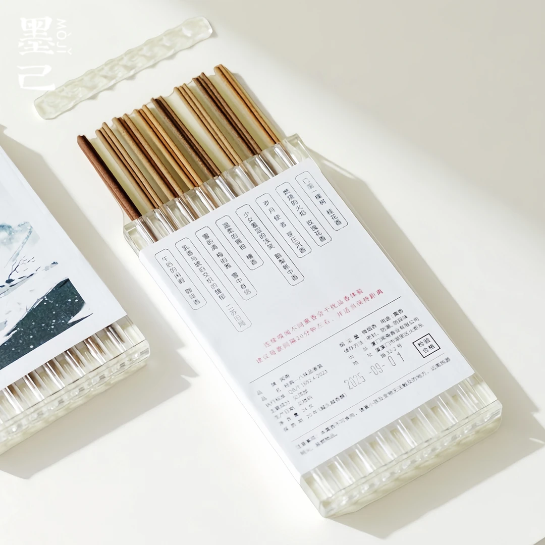 墨己线香品鉴装8味24根体验装家用室内香薰檀香净化空气初闻线香