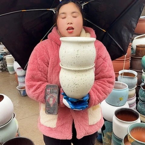 19口19高瑕疵盆子。