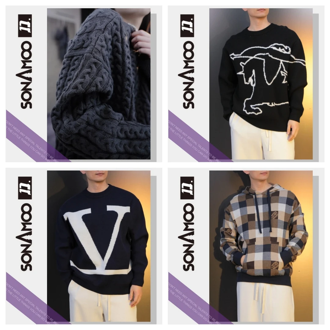 【断码捡漏】断码捡漏秋冬毛衣慵懒风时尚感百搭男女男士保暖宽松