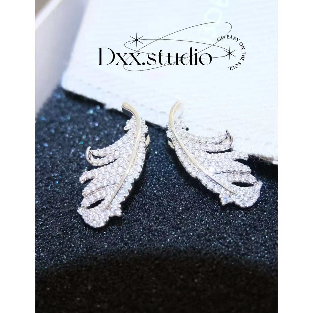 铜合金锆石耳饰 小众设计百搭ins耳饰51553