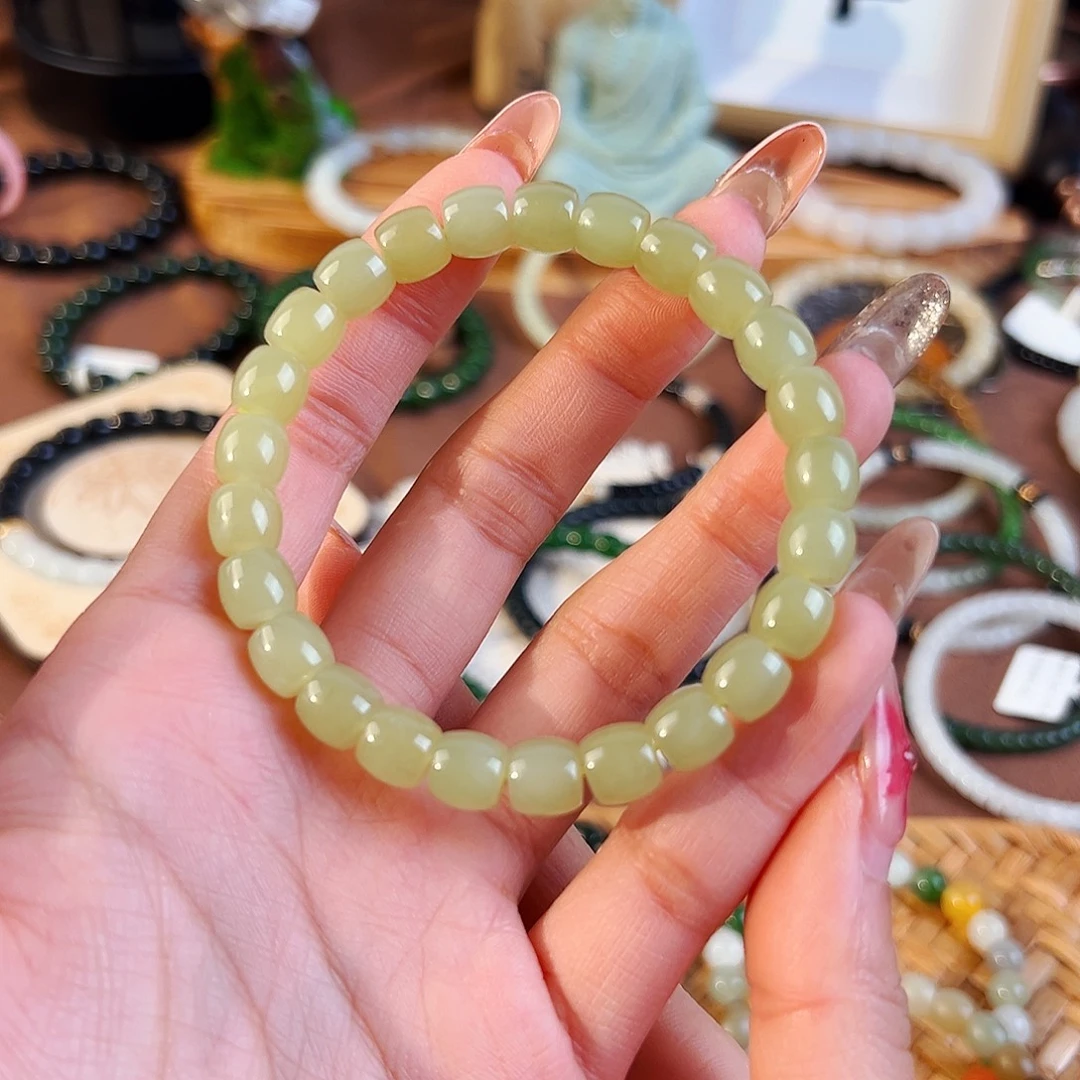 和田玉未镶嵌手串