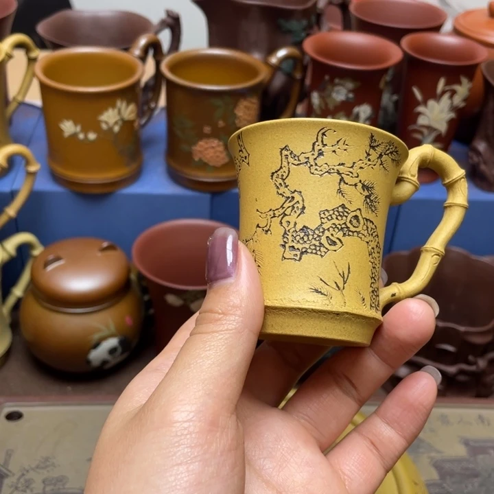 紫砂茶杯紫砂主人杯
