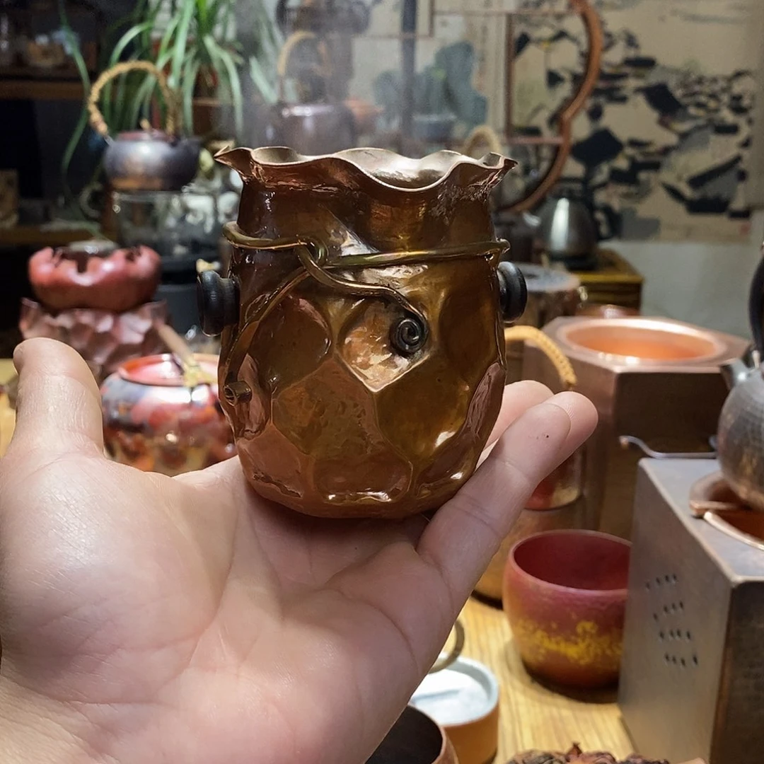 任和堂纯紫铜公道杯