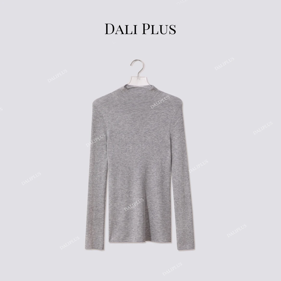 DALI PLUS“100羊毛”半高领长袖打底衫-D5BL1157