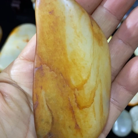 和田玉未镶嵌把件35