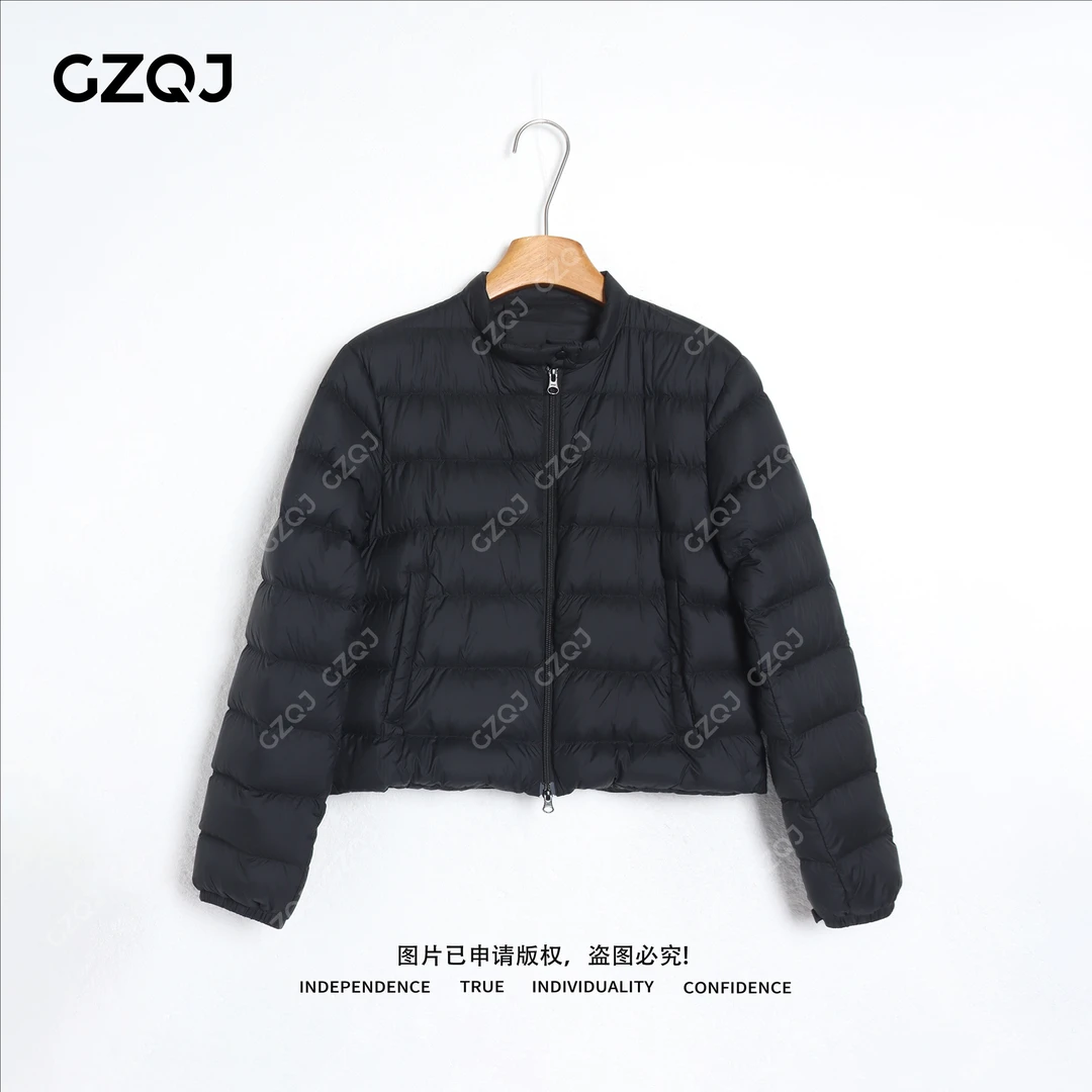 老琴私服【羽量立方】潮流时尚保暖白鹅绒羽绒服外套女秋冬季0829