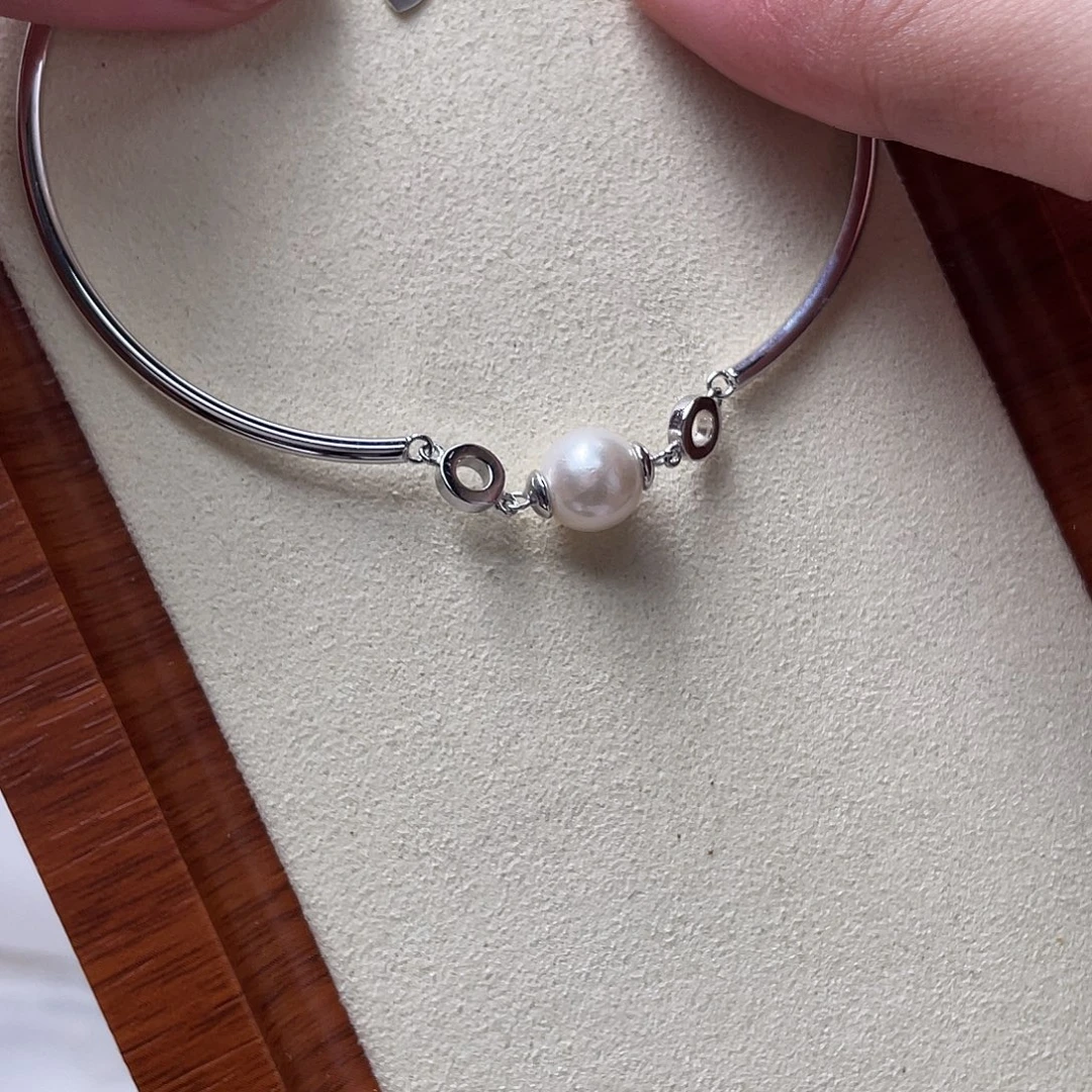 银S925镶嵌颈饰海水珍珠