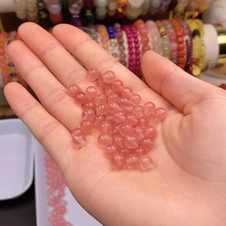 未镶嵌卡6西瓜晶100个玛瑙/玉髓