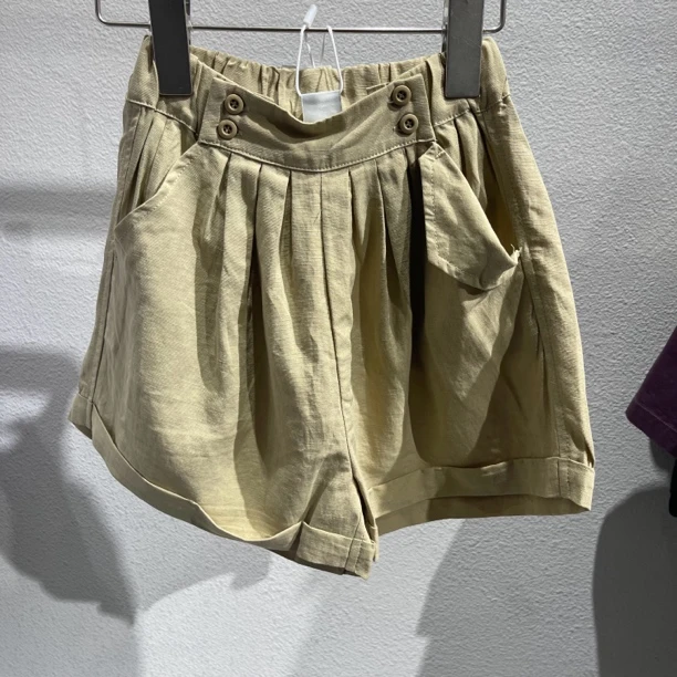 0704儿童亚麻短裤