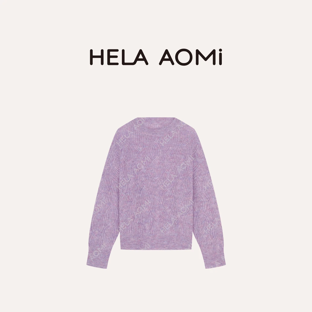 HELA AOMI “康宝莱.羊驼贝贝”羊驼毛33%+羊毛针织衫CY5CN31112