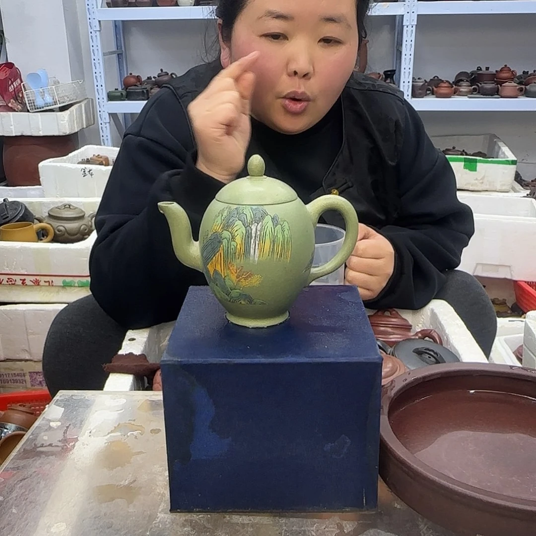 茶壶紫砂宜兴紫砂壶瑕疵处理