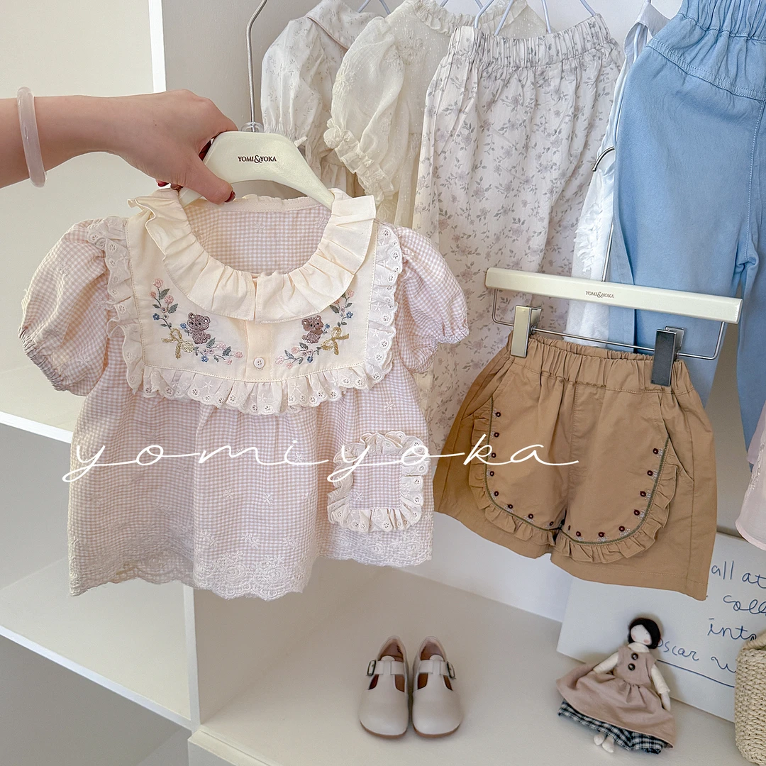 252-优米优卡-童装2025夏季新款印花刺绣娃娃衫上衣-252010