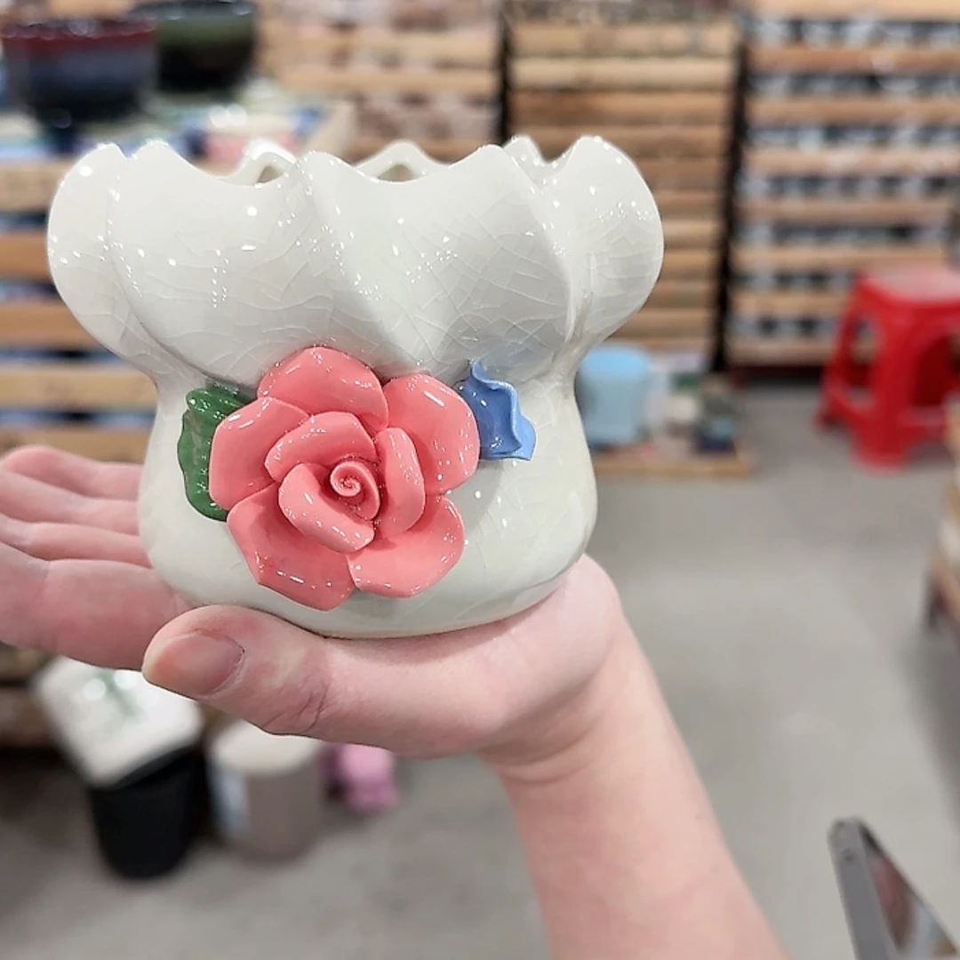 【闪购商品】陶瓷福利品，花盆凑单满10元发货！