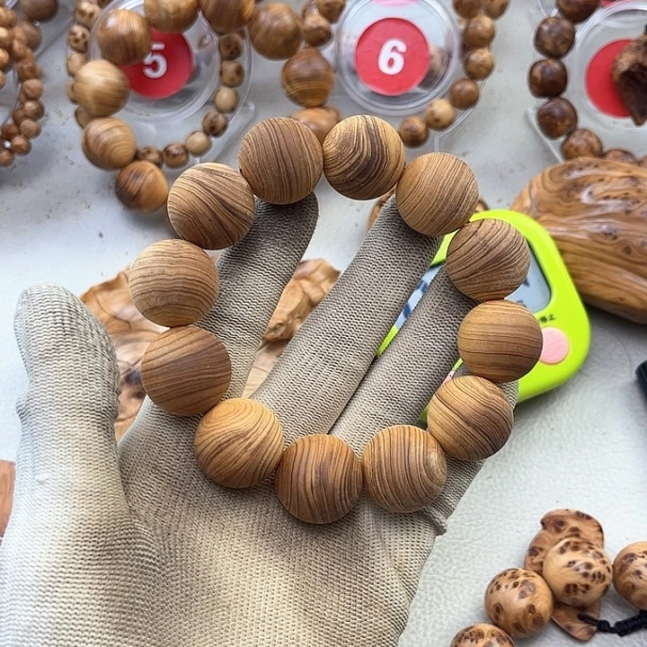 柏木（崖柏）手串/手链崽*J20黑油乱纹