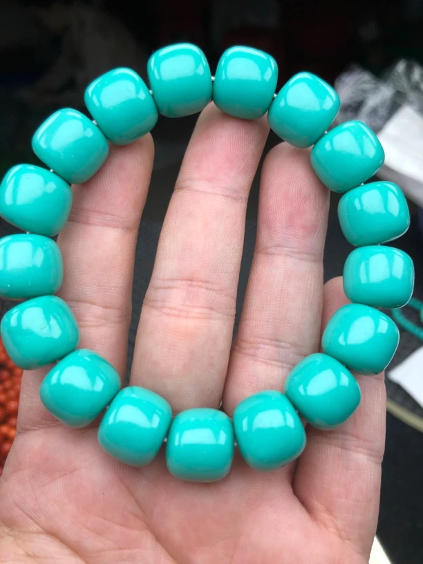 205高瓷绿14mm老型手串