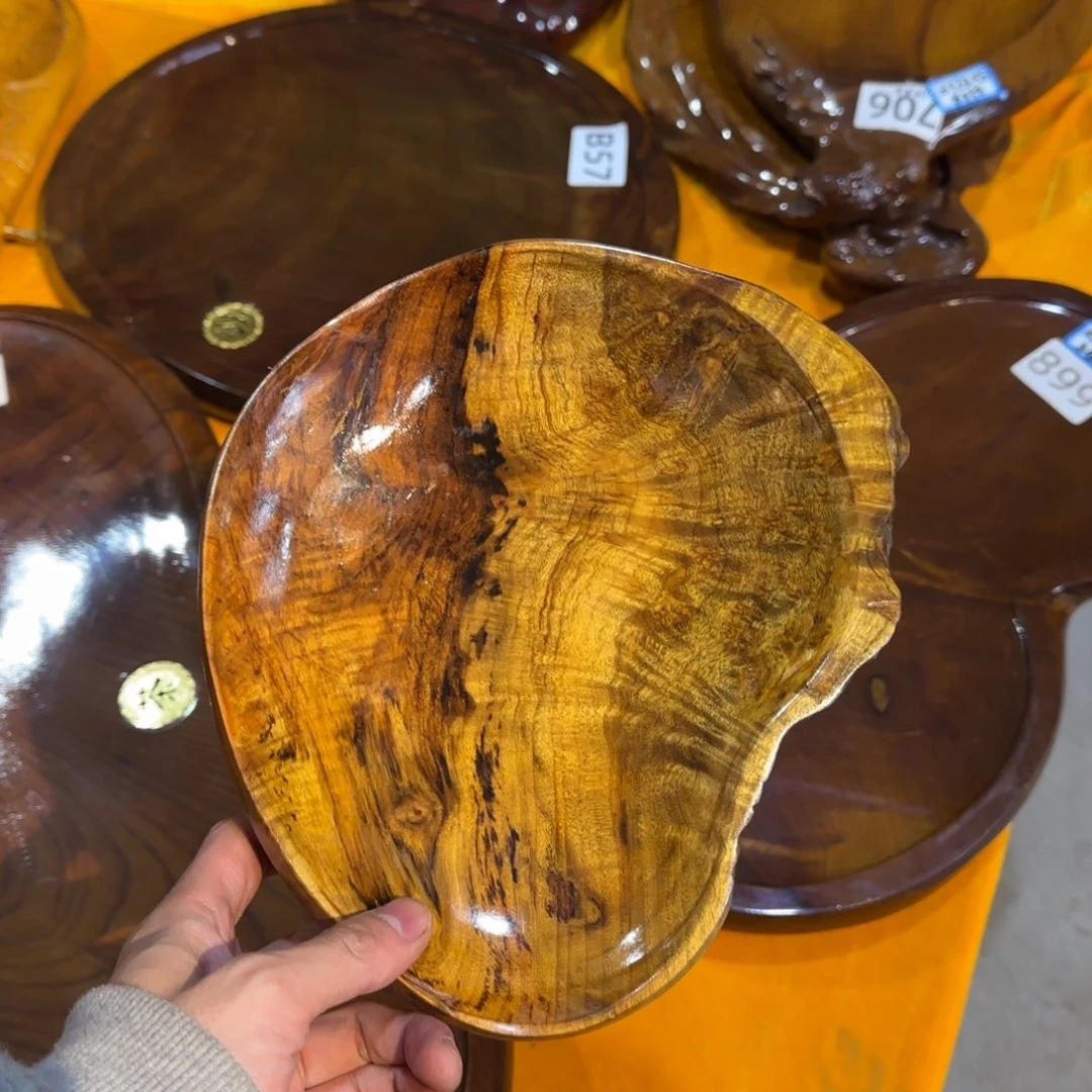 金丝楠黄金樟果盘